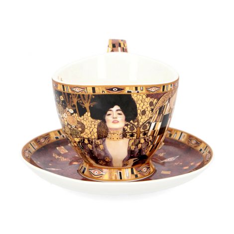 Filiżanka Carmani 280ml ze spodkiem Vanessa - G. Klimt, Kolaż - 2